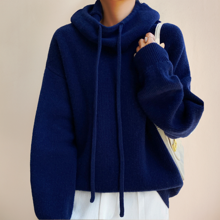 Mila – Soft Knit Hooded Pullover